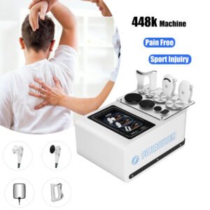 448KHZ RF Tecar Therapy RET CET Diathermy Body Sliming Pain Relief Skin Tightening INDIBA Deep Care Machine