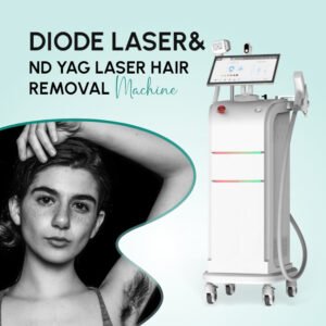 2 in 1 755nm 808nm 940nm 1064nm Diode Laser Permanent Hair Removal ND Yag Laser Tattoo Removal Machine