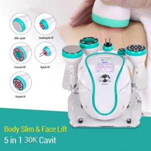 5-in-1 30K Cavitation Body Shape RF Skin Tightening Fat Reduction Wrinkle Remover Skin Rejuvenation Machine