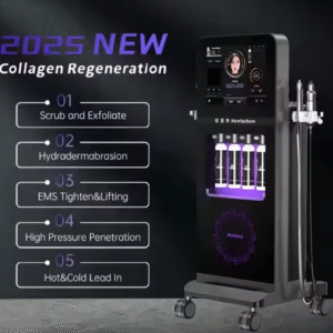 5-in-1 Hydra Dermabrasion Hydrogen-Oxygen Skin Whitening Bubble Dermabrasion & Jet Peel Facial Machine