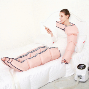 Electric Air Pressure Compression Body Leg Massager Waist Arm & Foot Blood Circulation Heated Leg Slimming Wrap Massage Therapy Machine