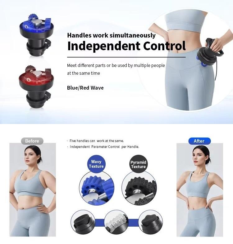 Professional Massage Roller Therapy Face Body Slimming Vibration Massager Relieve Pain Cellulite Massager Machine - Image 5