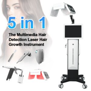 Multifunctional 5 in 1 650nm Diode Laser Hair Growth Hair Loss Treatment Hair Loss Prevention Machine