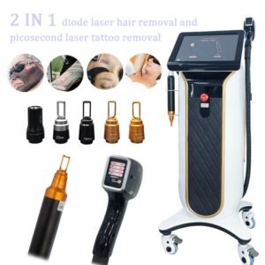 2in1 3 Wavelengths Ice Diode Laser Depilacion Laser Hair Removal Picosecond Laser Tattoo Removal Face Skin Machine