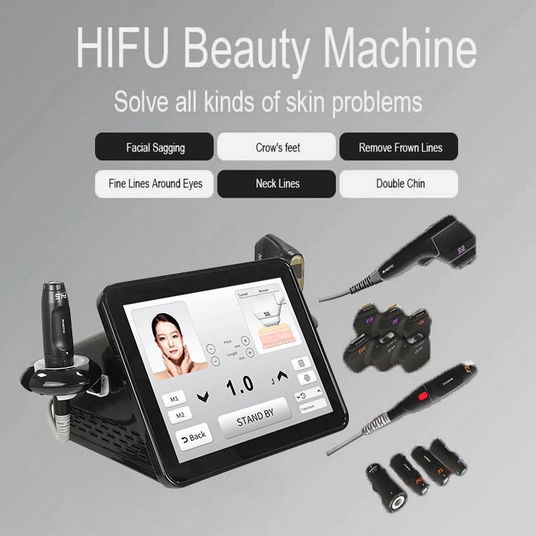 2 in 1 HIFU Anti-Wrinkle Facial Lifting Skin Tightening Body Sliming Skincare Beauty Machine - Image 2