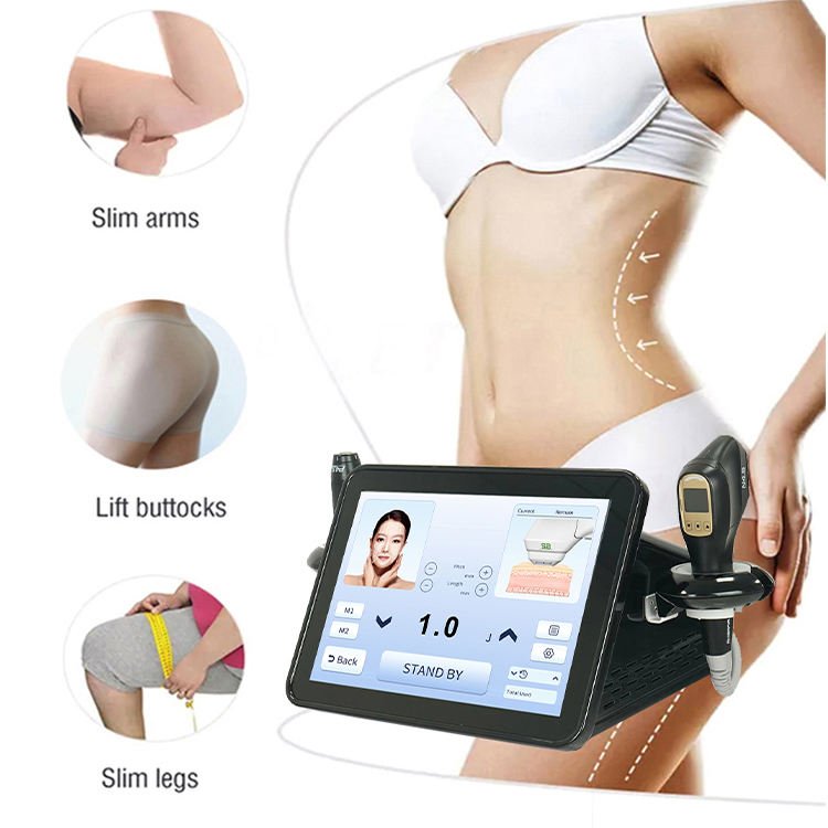 2 in 1 HIFU Anti-Wrinkle Facial Lifting Skin Tightening Body Sliming Skincare Beauty Machine - Image 3
