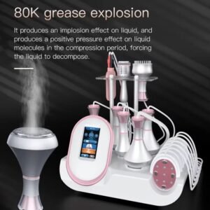9IN1 80K Cavitation Anti-Wrinkle Skin Tightening Body Slimming System Fat Reduction Cellulite Body Massager Machine