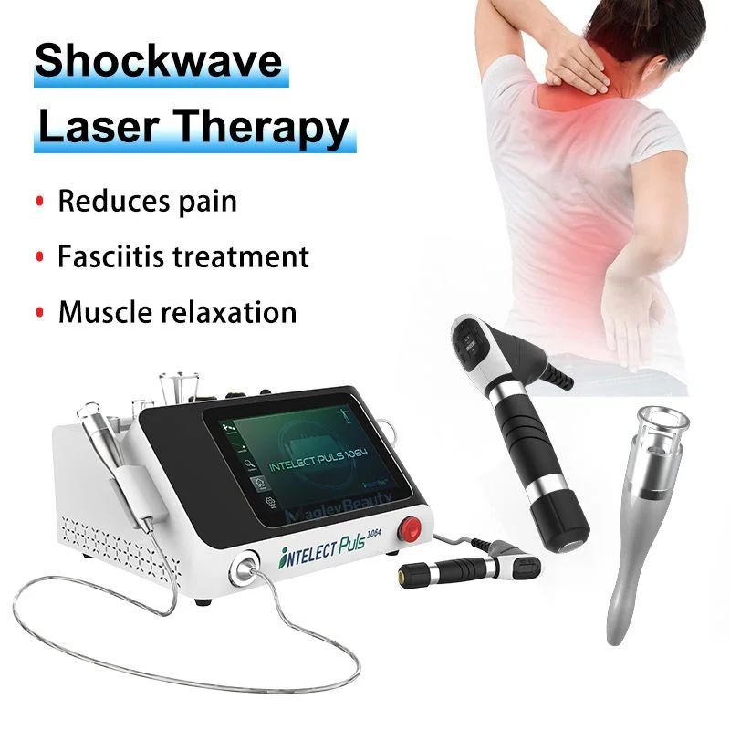 2 in 1 1064nm Diode Laser Pain Relief Rehabilitation Focused Shock Wave Therapy Machine - Image 2
