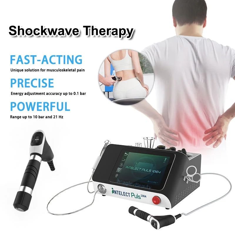 2 in 1 1064nm Diode Laser Pain Relief Rehabilitation Focused Shock Wave Therapy Machine - Image 3