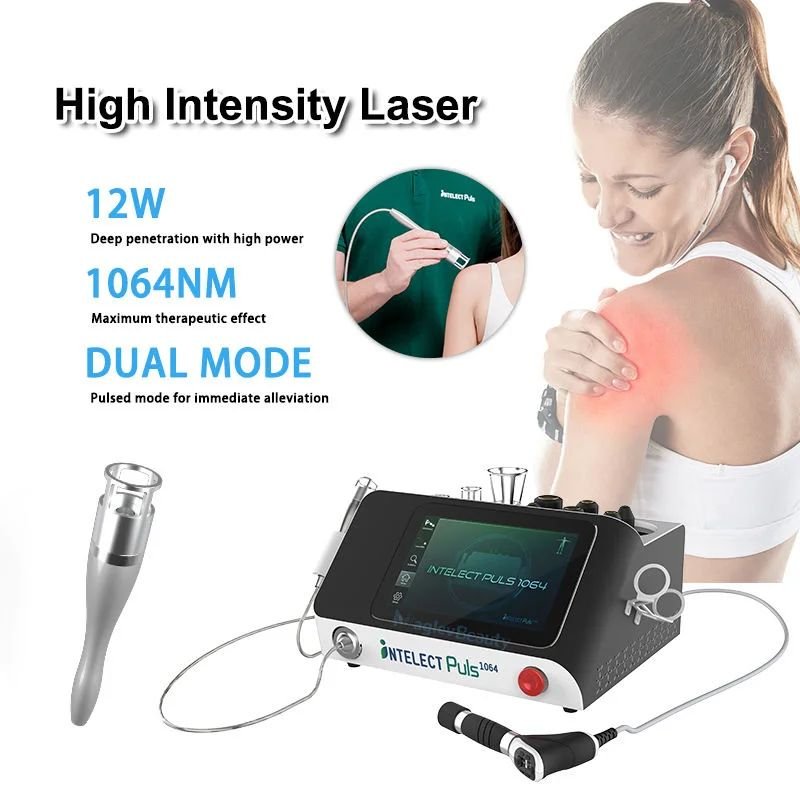 2 in 1 1064nm Diode Laser Pain Relief Rehabilitation Focused Shock Wave Therapy Machine - Image 5