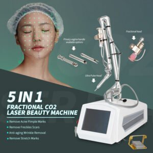 Professional Fractional CO2 Laser Beauty Machine for Skin Resurfacing Scar Removal Acne Treatment Vaginal Tightening