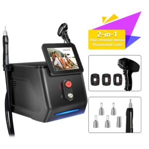 2 in 1 3-wavelength 755nm 808nm 1064nm Diode Laser Hair Removal Permanent Picolaser Picosecond Laser Tattoo Removal Machine