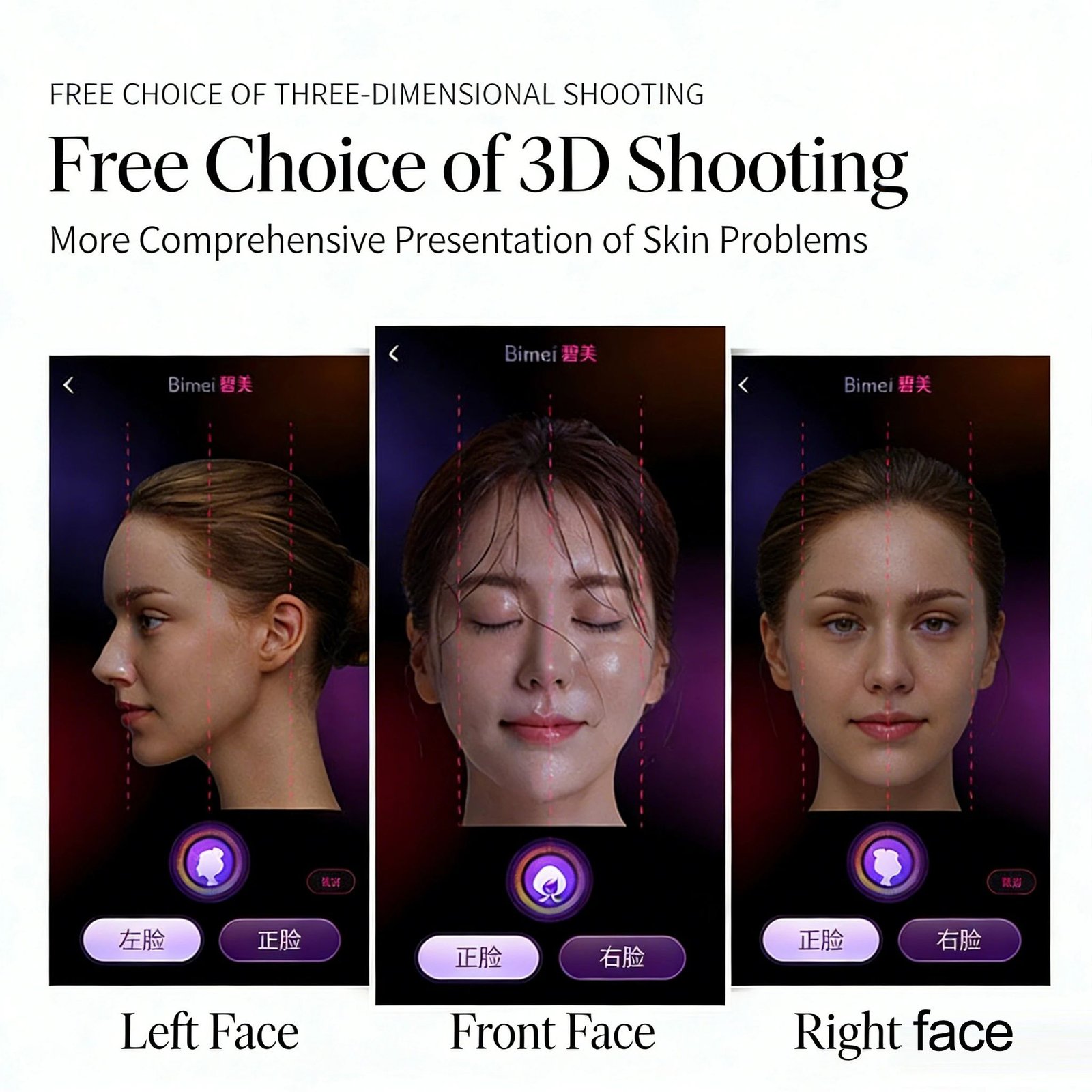 3D AI Scanner Camera Facial Test Skin Face Analysis Skin Scalp Analyzer Machine - Image 12