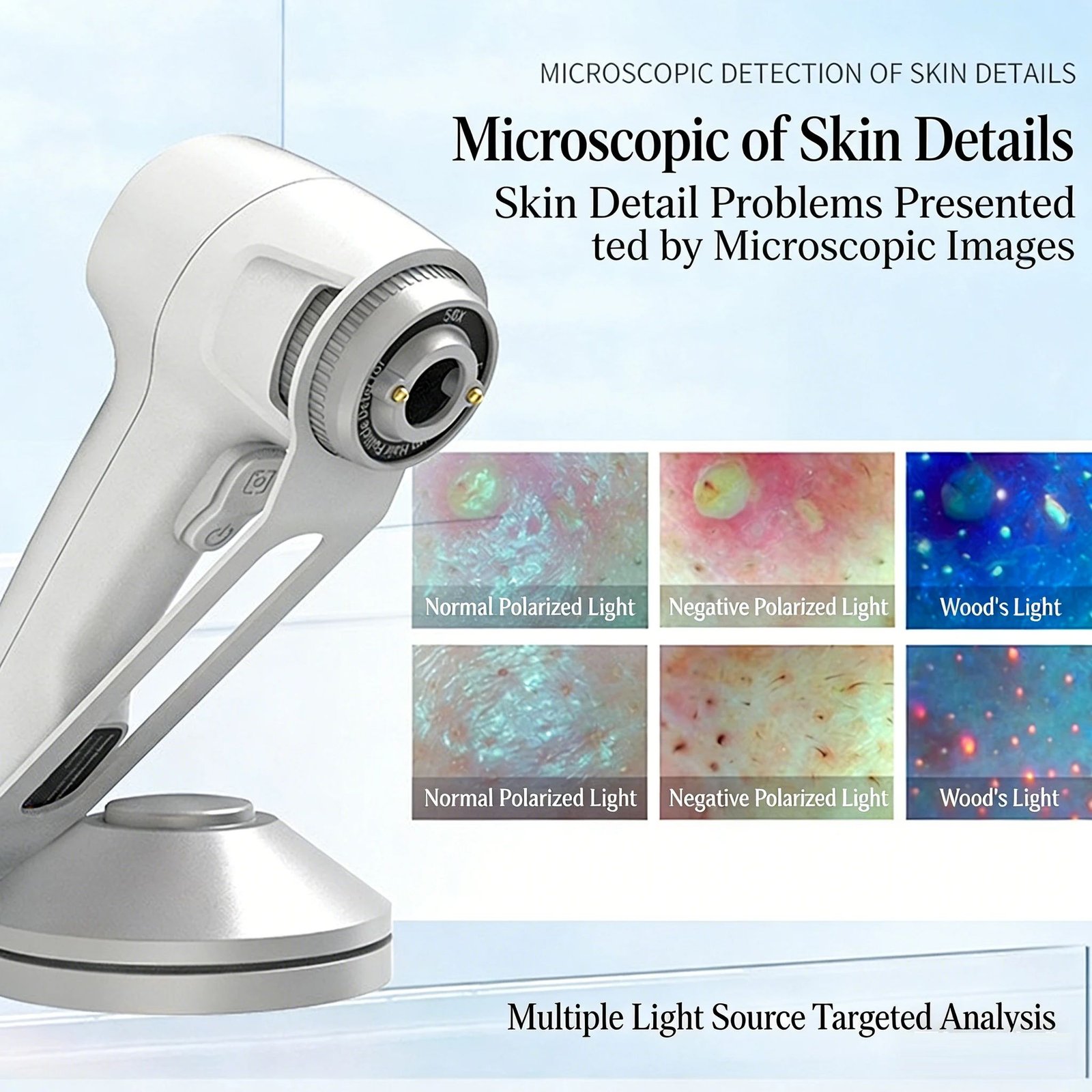 3D AI Scanner Camera Facial Test Skin Face Analysis Skin Scalp Analyzer Machine - Image 9